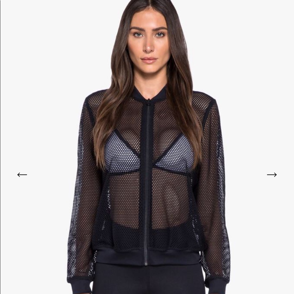 Koral Mesh Bomber Jacket